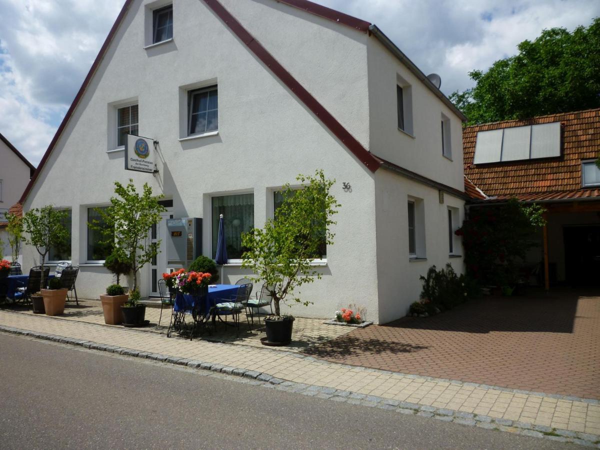 Gasthaus - Pension Am Buchberg Monchsdeggingen Exterior foto